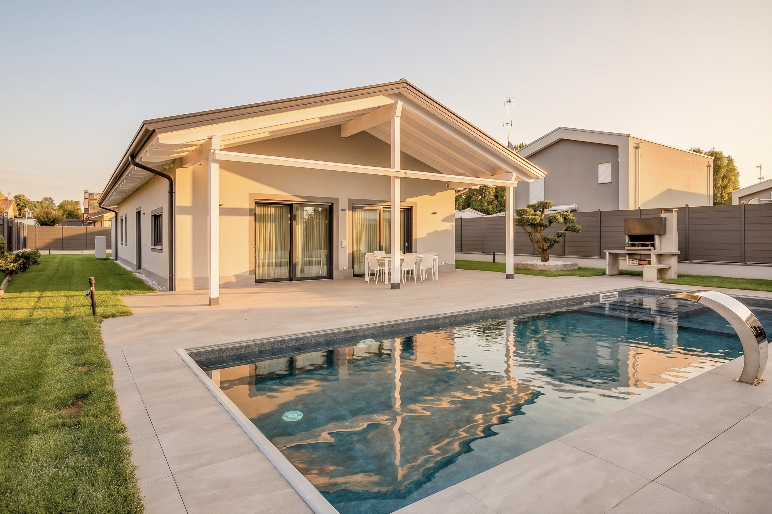 Exterior after Golden Hour preset