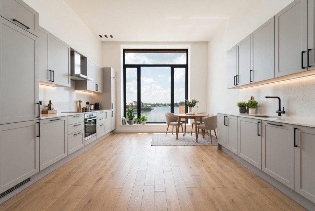 Virtual renovation — the same room as a Real Estate kitchen